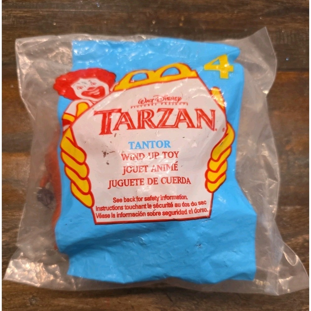 SEALED! 1999 Disney's Tarzan McDonalds Happy Meal Toy #4 Tantor